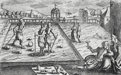 Croquet, c.1650 by English School